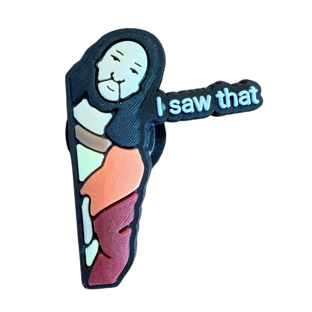 Jesus I Saw That Croc Charm